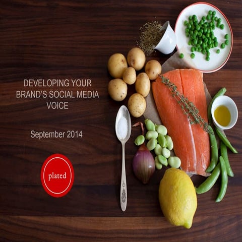 Defining and leveraging your brand's social media voice - BDI 9/17 Food, Beve...