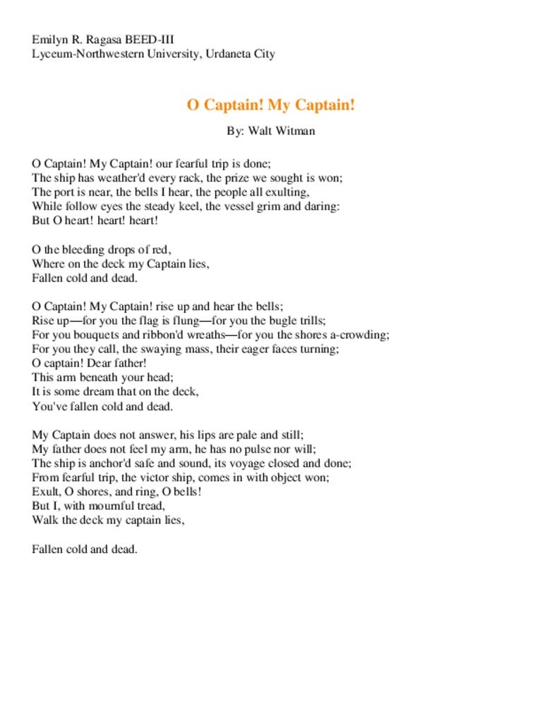 O Captain My Captain o-captain-my-captain