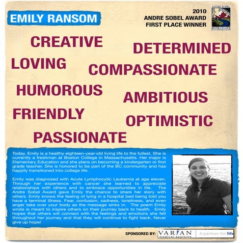 Emily Ransom, Andre Sobel 2010 Award Winner | PDF