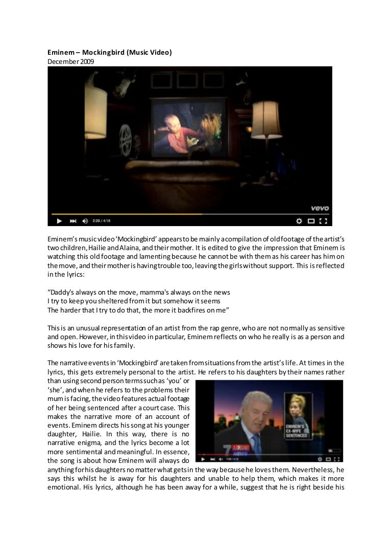 Eminem Mockingbird