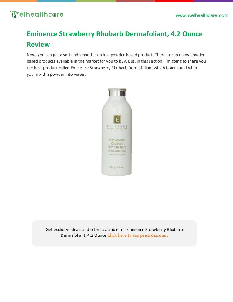 strawberry rhubarb dermafoliant