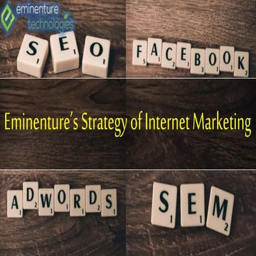 Eminenture’s strategy of internet marketing