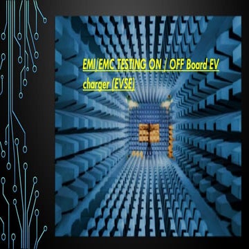 EMI EMC testing off board EV CHarger presentation