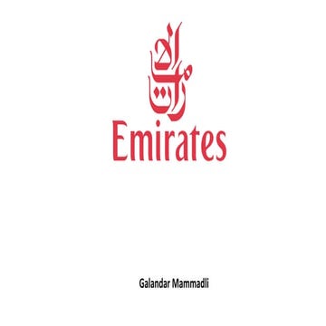 Emirates Strategic Management Analysis