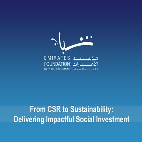 Emirates Foundation Case Study