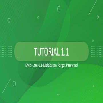 Emis lem-1.1-melakukan lupa password | PDF