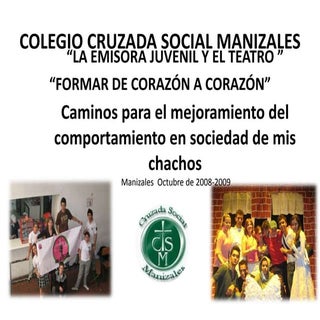 Emisora juvenil y teatro para mejor...