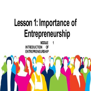 Importance of entrepreneurship in entrepreneurial mind