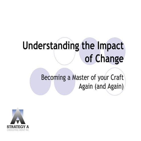 Emma Hamer, Understanding the Impact of Change: How to Become a Master of Your Craft, Again (and Again)