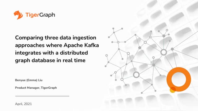 Comparing three data ingestion approaches where Apache Kafka integrates with ...