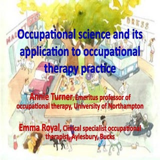 Occupational science and its applic...