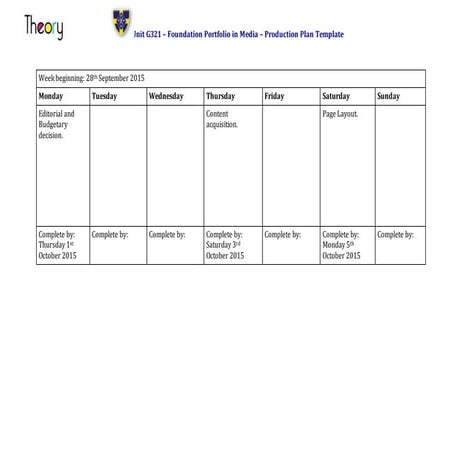 Emma walker   production plan - template