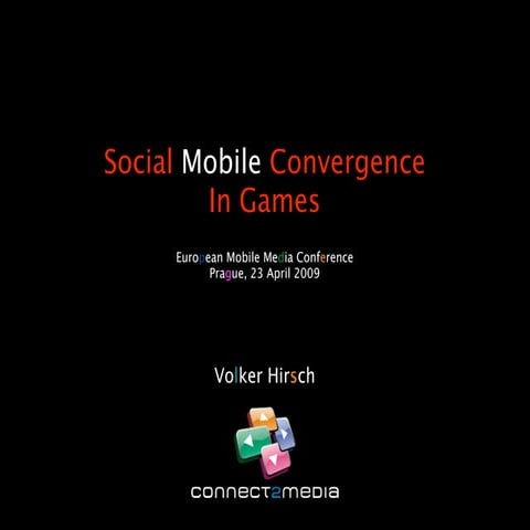Social Mobile Convergence in Gaming