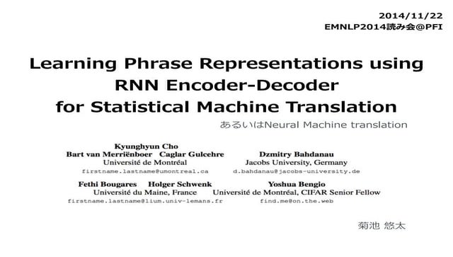 Learning Phrase Representations using RNN Encoder-Decoder for Statistical Mac...