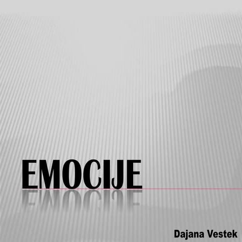 Emocije dajana