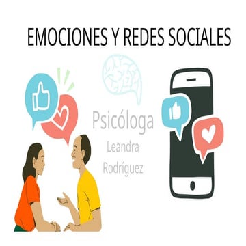 Cómo las Emociones Influyen en la Comunicación en Redes Sociales | PPTX