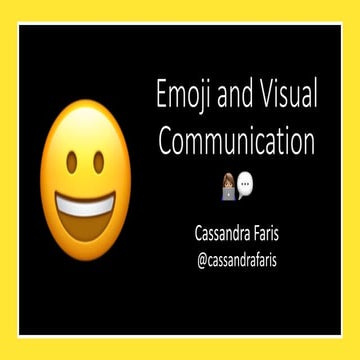 Emoji and Visual Communication | PPT