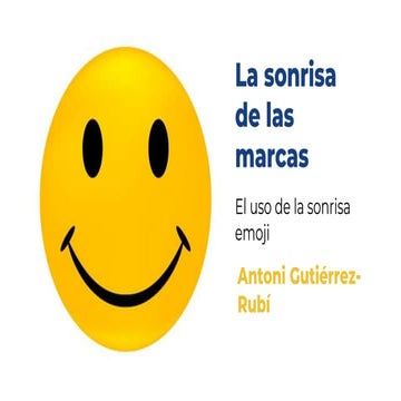 Emoji y la sonrisa en las marcas