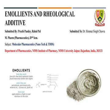 Emollient and Rheological Additive.pptx