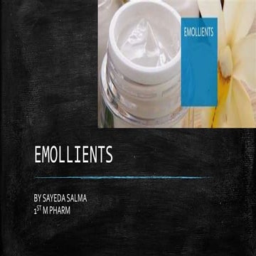 Emollients