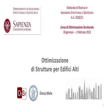 Ottimizzazione di Strutture per Edifici Alti