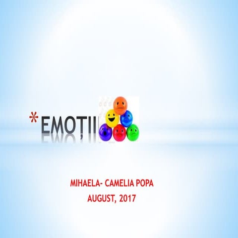 Emotii  afecte-defecte-comportamente -popa