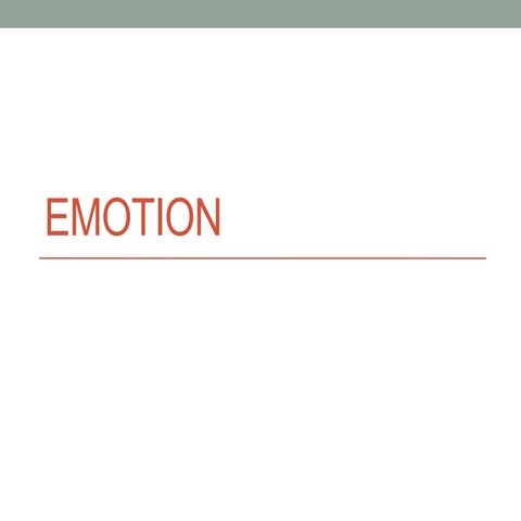Emotion