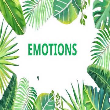 EMOTION power point presentation uploaded