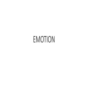 emotion definition and major theories of emotion