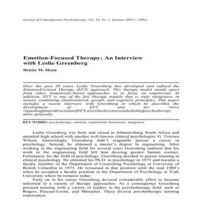 Emotional focused-therapy-greenberg