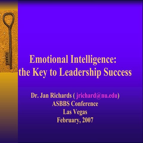Emotional Intelligence Presentation