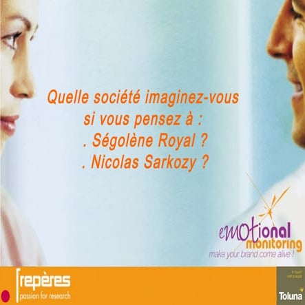 Emotional Monitoring Segolene Royal et Nicolas Sarkosy decembre 2006