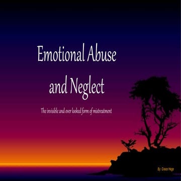 Emotional Abuse Presentation 