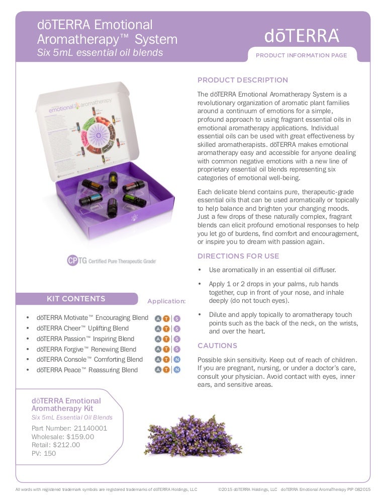 doTERRA Emotional Aromatherapy System