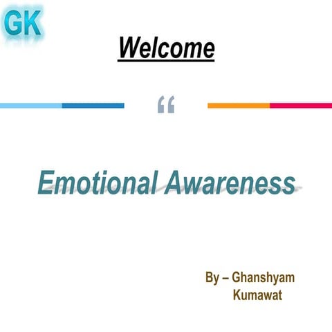 Emotional awareness