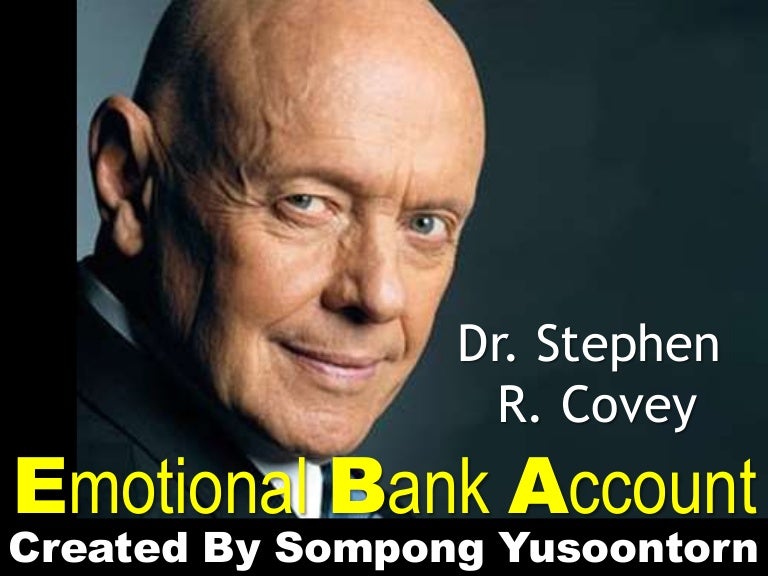 Understanding Your Emotional Bank Account