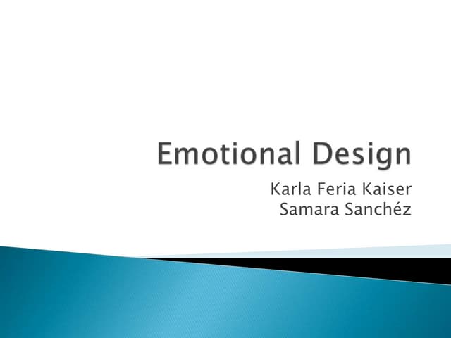 Emotional design