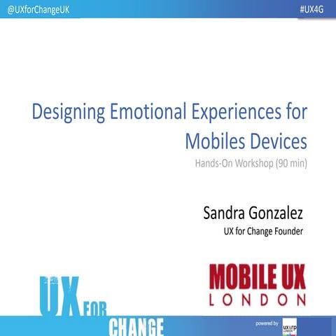 Designing Emotional Experiences for Mobiles Devices
