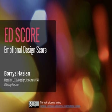 ED Score - Emotional Design Score