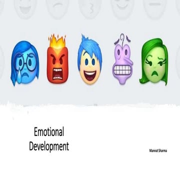 Emotional development