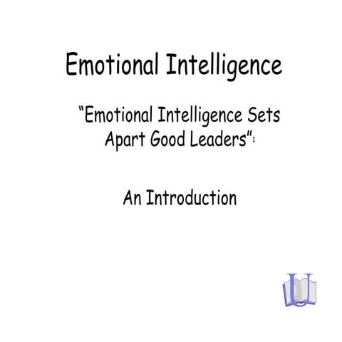 Emotional inteligence