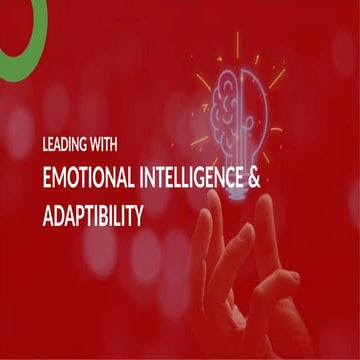 Emotional intelligence and adaptability training for first time manager ...