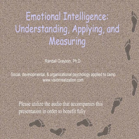 Emotional intelligence
