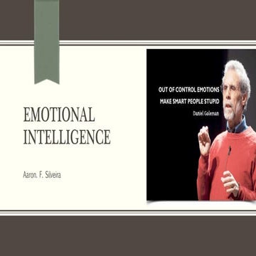 Emotional intelligence
