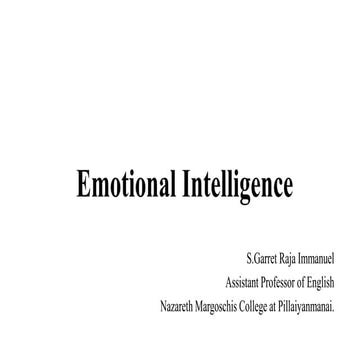 Emotional intelligence