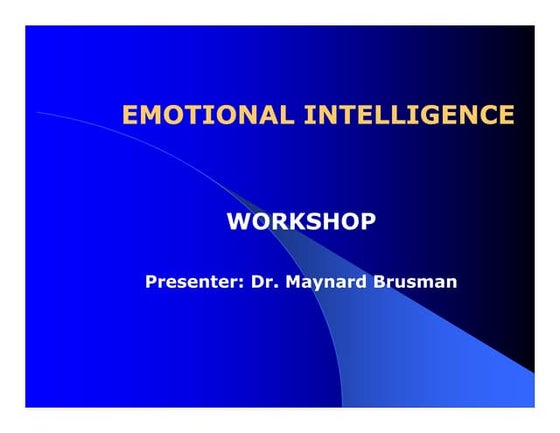 Emotional intelligence in the workplace - Deniel Goleman .pptx
