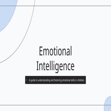 Emotional Intelligence Understanding and Recognition
