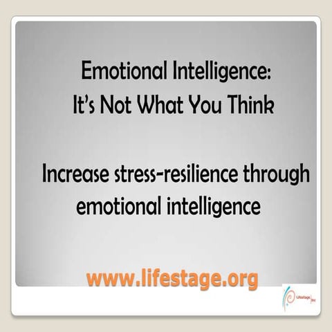 Emotional intelligence its not what you think