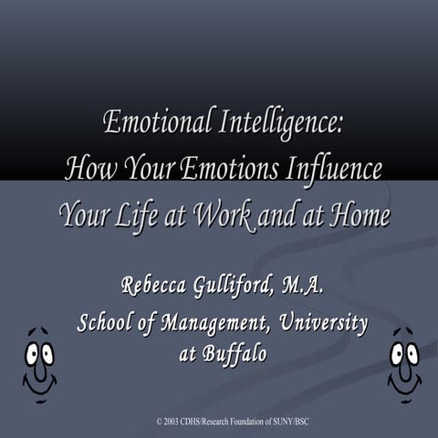 Emotional intelligence presentation ppt