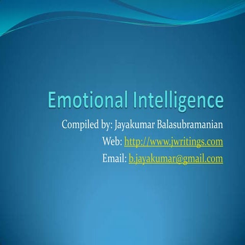 Emotional Intelligence 